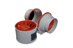 China Custom Window-Mounted Inline Duct Fans For Home Ventilation And Exhaust supplier