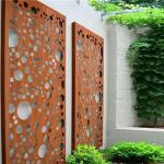 Polished Corten Perforated Panels Decoration Custom Thickness