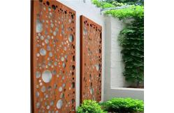 China Polished Corten Perforated Panels Decoration Custom Thickness supplier