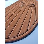 Synthetic EVA Foam Faux Teak Sheet For Yacht Deck for sale