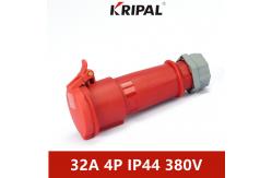 China IP44 32A 380V 4 Pole Industrial Socket Plug Connector Waterproof supplier