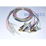 Clinical EEG Ear Clip Electrodes , Medical EEG Cable 1.5mm Din Connector