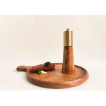 Natural Wood Design Wooden Salt And Pepper Grinders Manual Condiment Grinder Set for sale