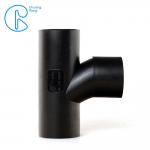 Abrasion Resistant HDPE Siphon Downstream Tee PN6 50*50mm 110*110mm for sale