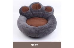 China Teddy Dog Sleeping Pad Bear Paw Short Plush Pet House Bed supplier