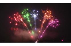 China Salute Pyrotechnics Customized Chinese Display Cake Fireworks 200 Shots supplier