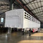 High-Performance Fence Semi Trailer For Secure Transport Of Livestock Animals And Heavy Load for sale