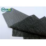 Eco Friendly Woven Interlining Fabric PES Fusible Weft Insert Napping For Overcoat for sale