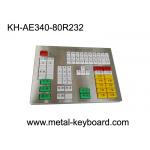 Custom Panel 80 Resin Keys Industrial Metal Keyboard For Highway Toll Station for sale