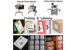 China Automatic Grade Advanced Tamp-Blow Labeling System for Perfect Label Application supplier