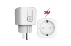 China SIXWGH Tuya Smart Socket 20A WIFI EU Plug Electrical Outlet Smart Plug Socket supplier