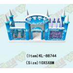 Inflatable Snow Land With Sand And Ball Pool Kids Playground