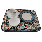 Washable Microfiber Dish Drying Mat Colorful Printing  100% polyester for sale
