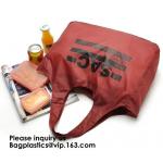 Custom Eco-friendly Durable Foldable Polyester Handle Bag Pocket Folding Nylon Shopping Bag Eco-friendly Durable Foldabl for sale