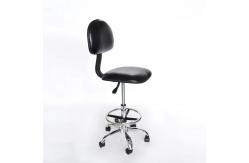 China Ergonomic PU Safe ESD Lab Chair Height Adjustable For Cleanroom supplier