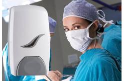China Healthcare Manual Hand Soap Dispenser With 1000ml Disposable Cartriage supplier