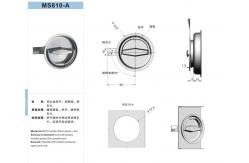China Circular Turning Truck Box Lock Swing Silver Garage Door Handle Lock supplier