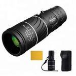 16x52 Short Focus Monocular Rain Proof Black Color For Travel Watch for sale