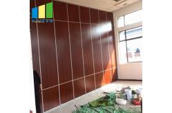 China Office Sound Proof Melamine Faced Board Sliding Partition Walls For Hotel supplier