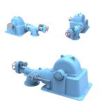 Vertical / Horizontal Installation Method 500kW Turgo Turbine Hydro Generator With AVR Customized for sale