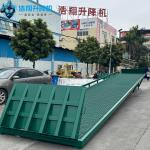 20T-12M Customized Green Loading And Unloading Goods Hydraulic Dock Ramp Product Details for sale