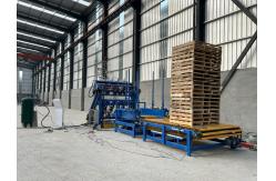China Semi Automatic American Pallet Nailing Machine Stringer Pallet Making Machine supplier