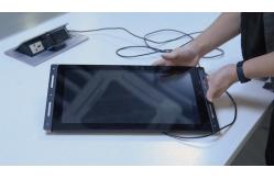 China RK3566 LCD Advertising Screen Wifi 4G Ultra Thin Open Frame Interactive Digital Signage supplier