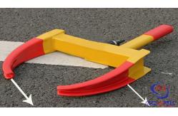 China Heavy Duty Anti - Theft Car Wheel Clamp With 2 Keys Steering Security Lock supplier