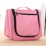 Large Capacity Polyester Travel Hanging Toiletry Bag With Plastic Hook