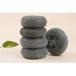 Silver Color Galvanized Stainless Steel Scourer Washing Without Causing Any Scratches for sale