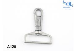 China Silver Swivel Hooks For Purses / Handbag Trigger Snap Hook Buckle supplier
