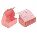 Custom Logo Jewelry Box Pink Cosmetic Paper Gift Corrugated Box Packaging Box for sale