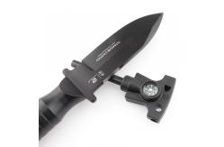 China Alloy Handle Camping Black Knight Machete Anti Erosion Antirust supplier