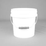 4L Capacity Rounded Molded Plastic Bucket For Water, Paint ,food,chemical, Coating for sale