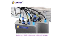 China Galvanized Sheet High Resolution Inkjet Printer 14cm Large Logo Printing Machine supplier