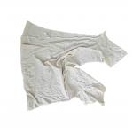 Strong Absorbency 100kg/Bale 30cm White T Shirt Rags for sale