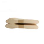 FSC Custom Long Birch Wooden Ice Cream Spoon 125mm For Cake for sale