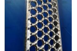 China 5 Diamond Holes 450mm*3000mm Galvanized Steel Plank Grating Perforated supplier