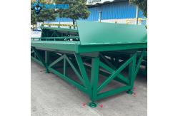 China 15 Tons Green Mobile Dock Ramp Warehouse Portable Truck Loading Ramp supplier