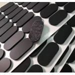 Curved Silicone Rubber Feet Pads With 3M Backing PSA Adhesive for sale