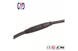 China Led Lighting IP67 Waterproof 2 Pin Connector Large Flat Plug And Socket supplier