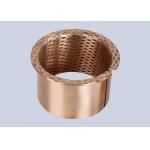 Flanged FB090 Plain Bush Bearing CuSn8P With Diamond Or Ball Shape Oil Sockets for sale