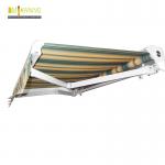 Aluminium Waterproof Retractable Awning Retractable Garden Canopy With Rain Chennel for sale