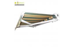 China Aluminium Waterproof Retractable Awning Retractable Garden Canopy With Rain Chennel supplier
