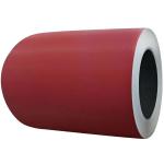 Red Color Coated Aluminium Coil Prepainted Aluminum Sheet/Plate/Panel For Curtain Wall for sale