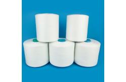 China Raw white Spun Polyester Thread , Oeko Tex Compact Spun Yarn 80S/2 supplier