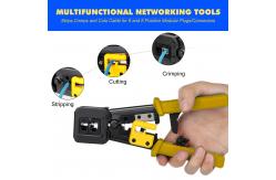 China Multifunctional Ethernet Wire Crimper Antiwear Alloy Material supplier