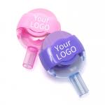 Pink Logo Girl Lollipop Manual Pencil Sharpener Cute Pink for sale