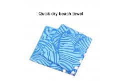 China Large Sublimation Quick Dry Microfiber Printed Beach Towel With Logo Custom Print supplier