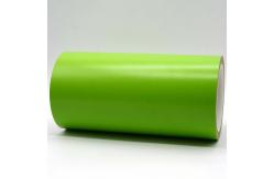 China 1Mil High Temperature Adhesive Label Material Matte Green Permanent Adhesive Polyimide With Glassine supplier
